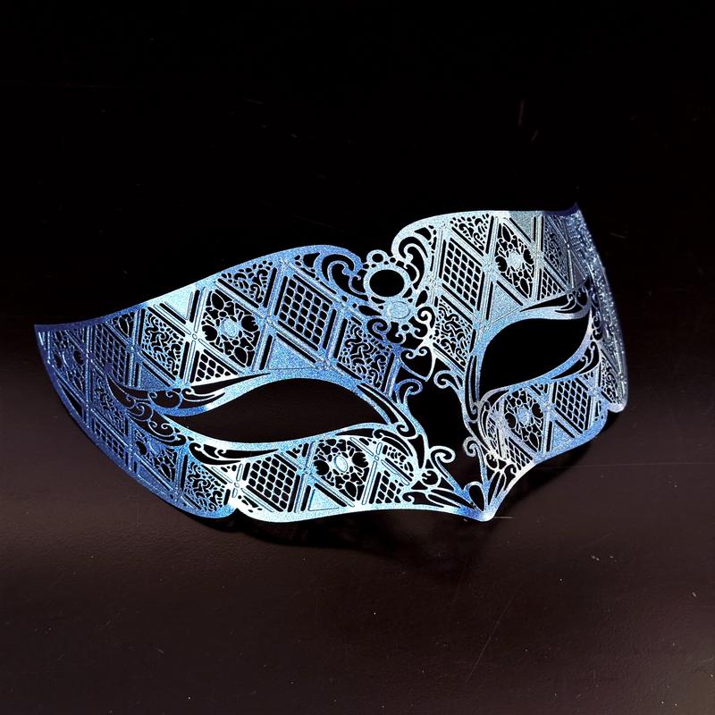 Minimalist Metal Mask - Navy