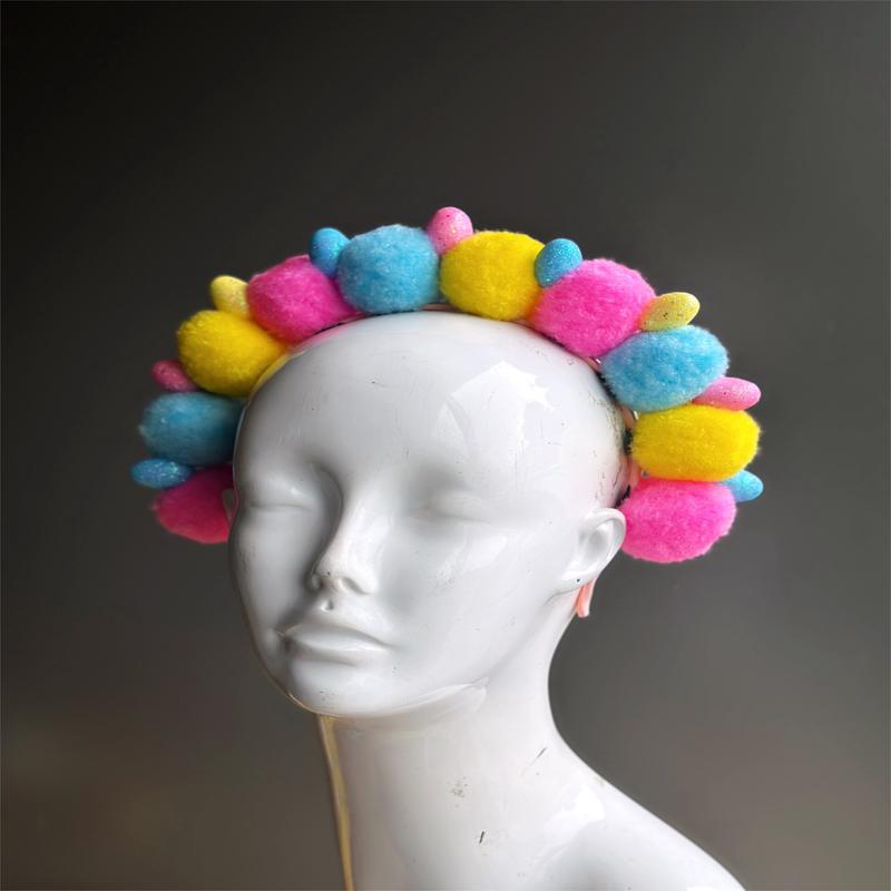 Pom Pom Easter Headband
