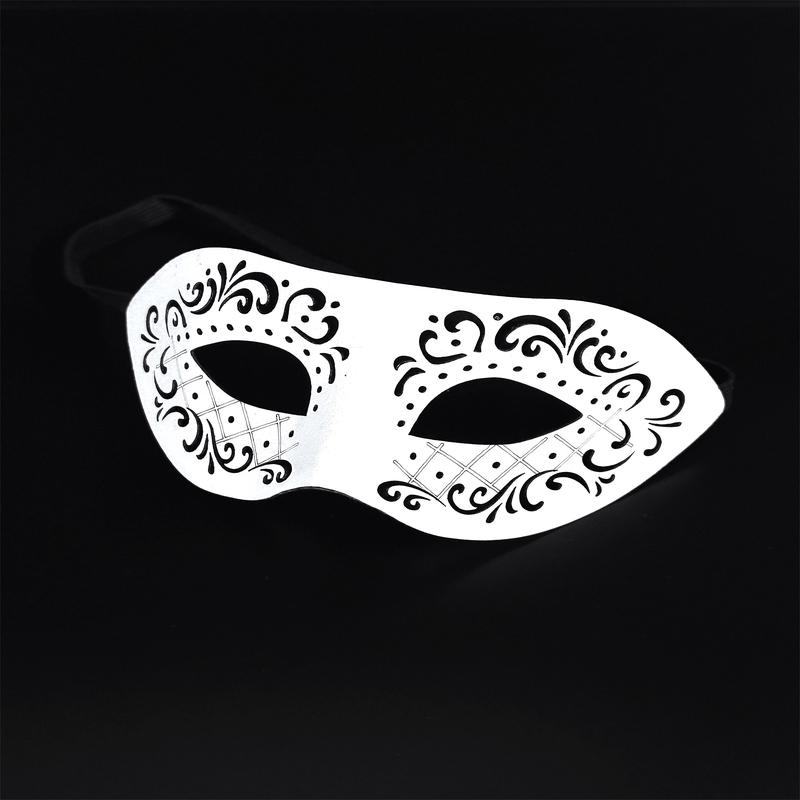 Vegan Leather Mask - White