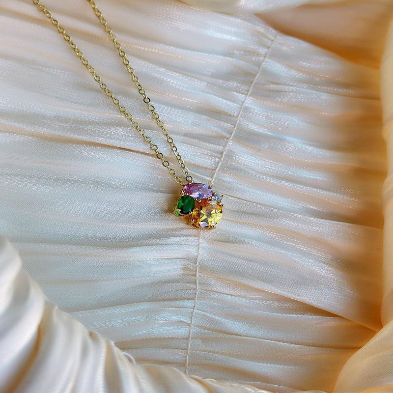 Ophelia - Necklace (Gold/Multicolor)