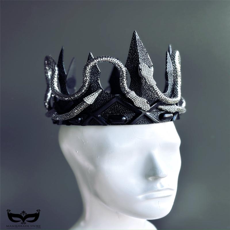 Serpent Throne  Crown  Black