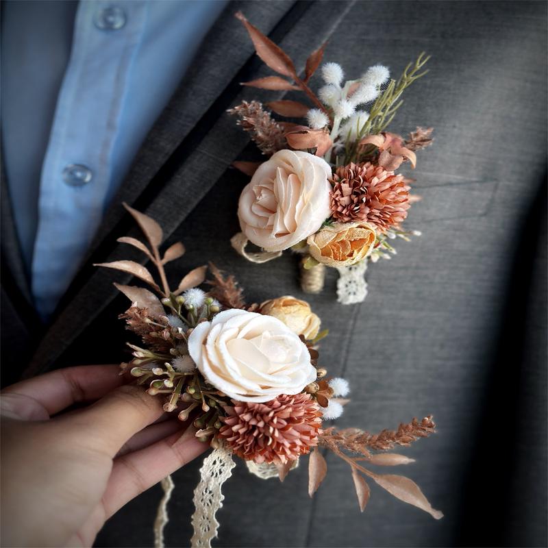 Rustic Charm - Boutonniere & Corsage