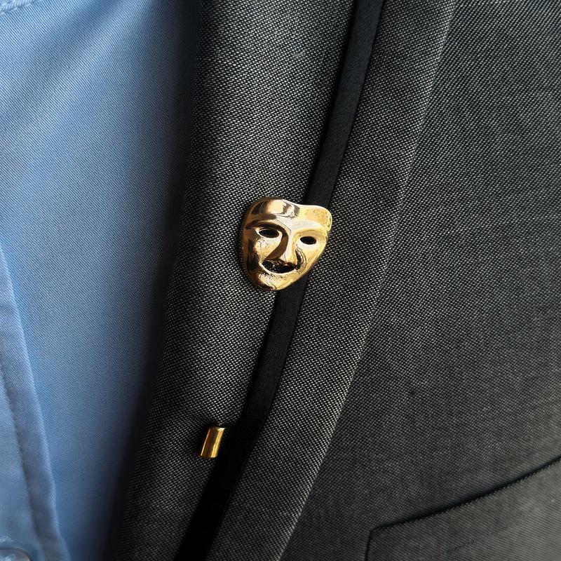 Theater Mask - Lapel Pin