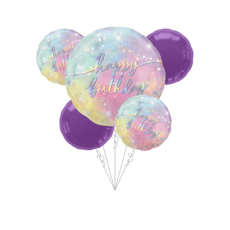 Luminous Birthday Basic Balloon Bundle