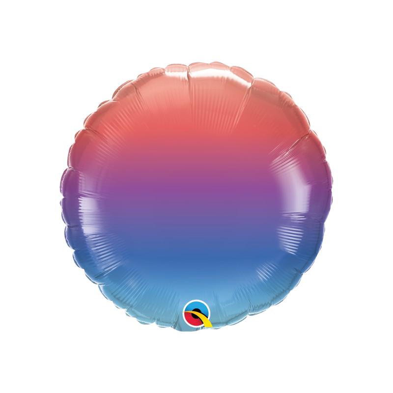 Winter Ombre Foil Balloon, 18in