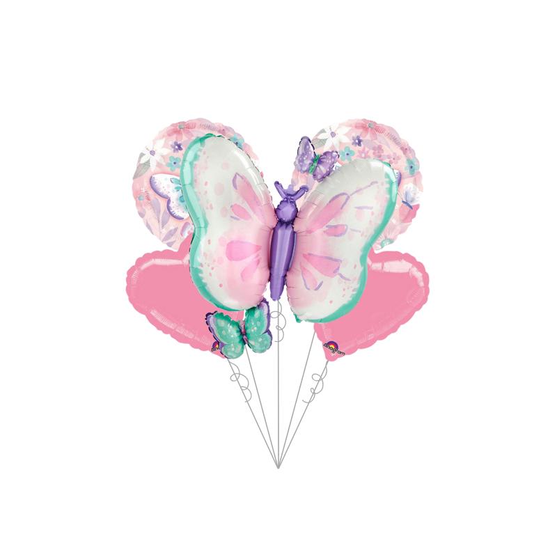 Fluttering Butterflies Basic Balloon Bundle