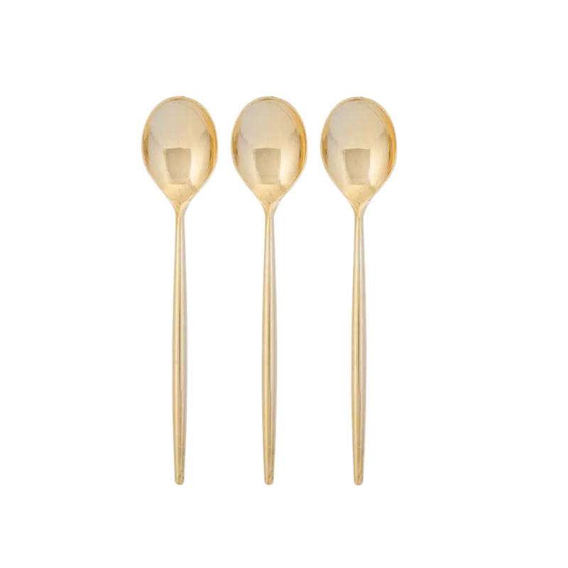Gold Chic Spoons - 20 pcs