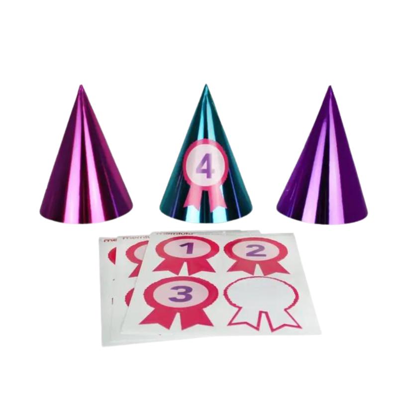 Gymnastics Party Hats - 12 pk