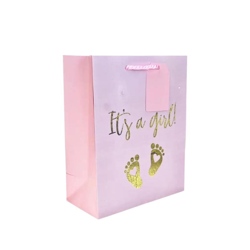 It\'s a Girl! Medium Tote Bags