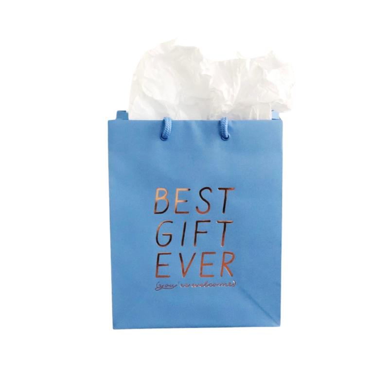 Metallic Foil-Stamped Best Gift Ever Large Gift Bag