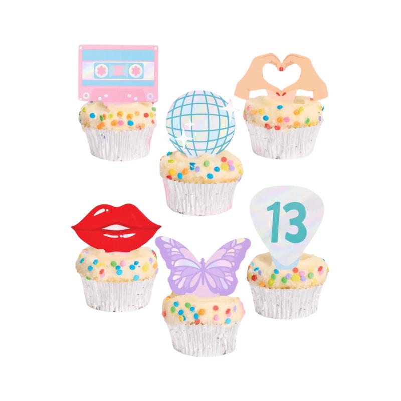 \"I\'m The Problem\" Foil Cupcake Toppers