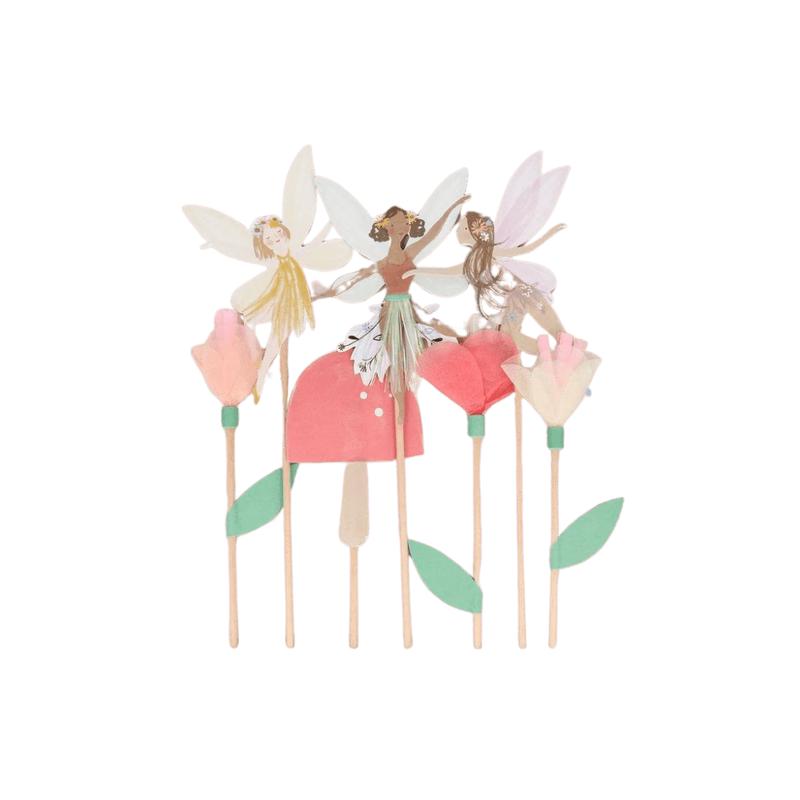 Fairy Cake Toppers - 7 Pcs