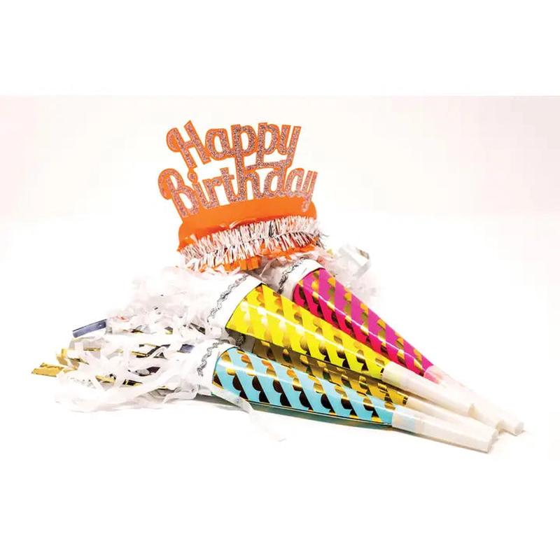 \"Happy Birthday\" Tiaras and Tooters