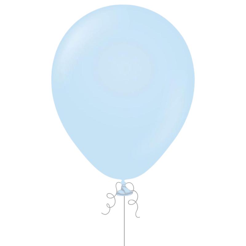 Baby Blue Latex Balloon, 12in