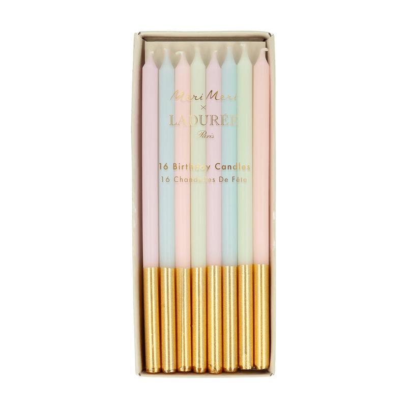 Meri Meri x Ladure Paris Gold Dipped Candles