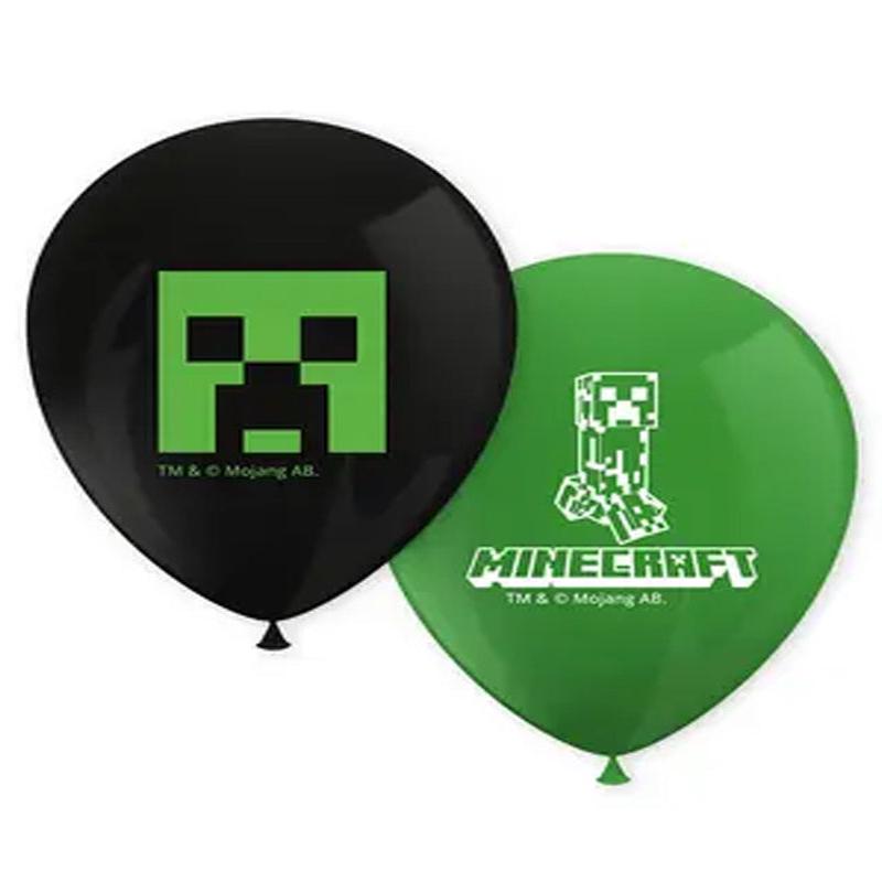 Minecraft Balloons - 12\" Latex (8pk)