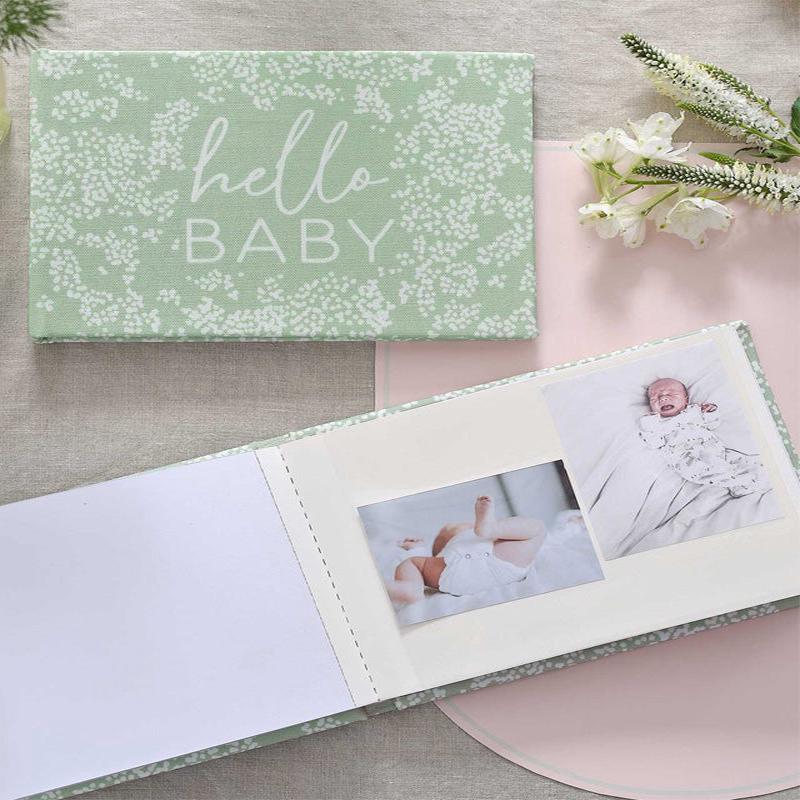 Floral Baby Fabric \'Hello Baby\' Photo Album