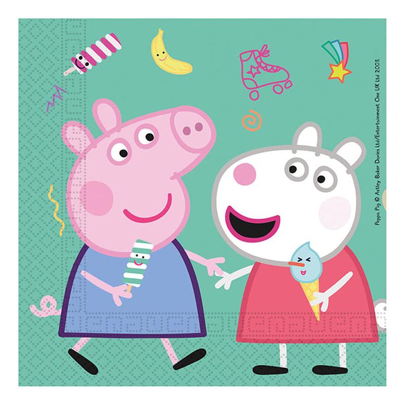 Peppa Pig Next Generation Party Paper Napkins 33cm (20pk)