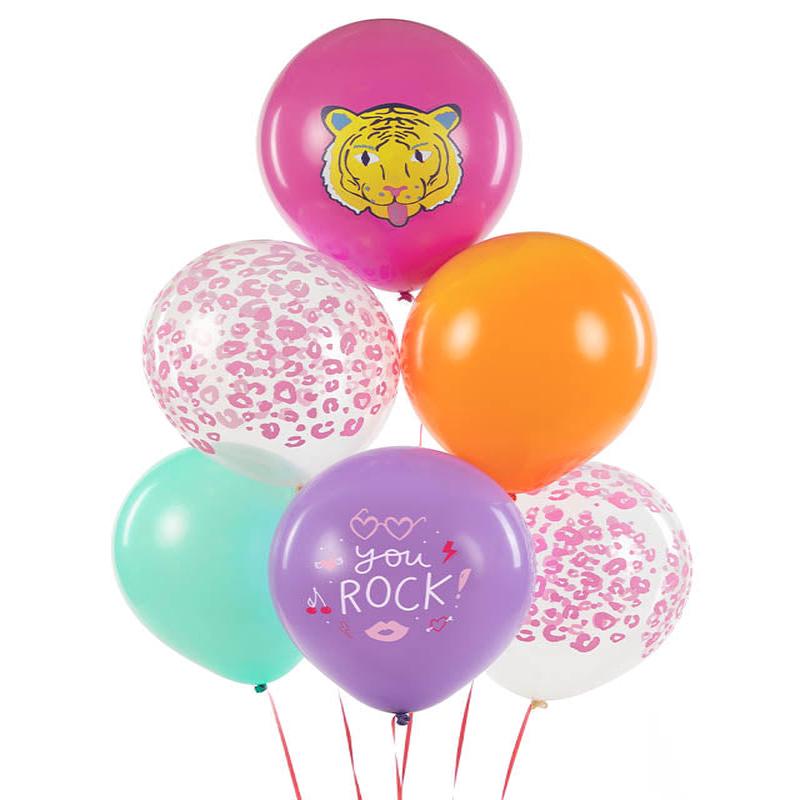 You Rock Printed Balloons - 12\" Latex (6pk)