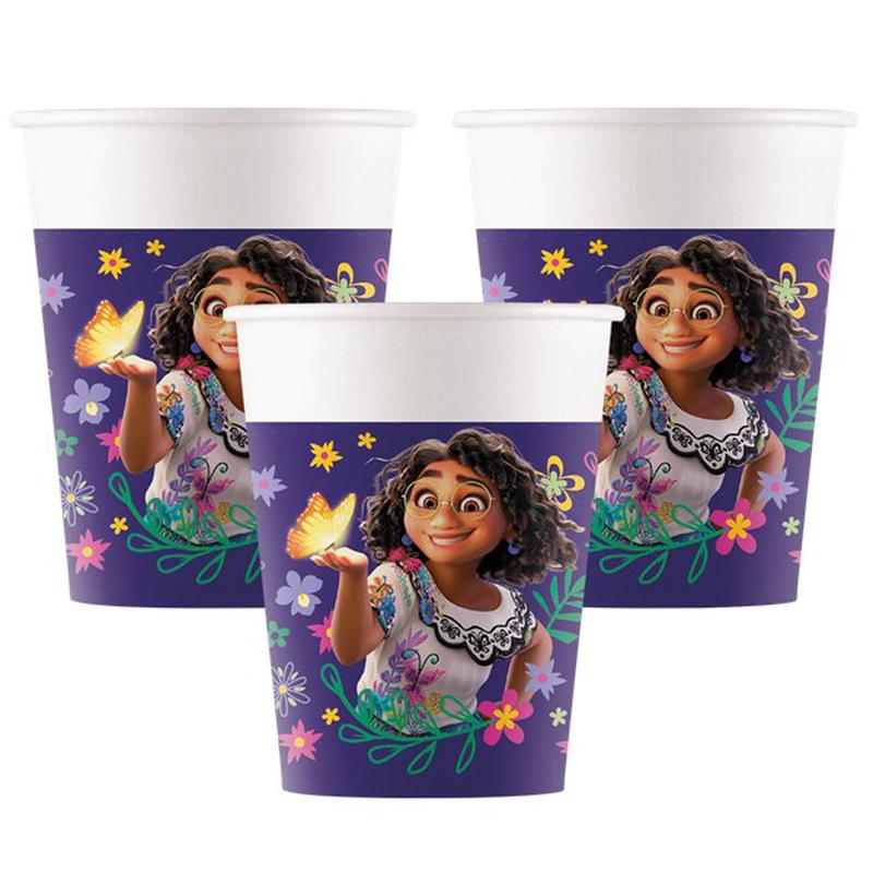 Encanto Paper Cups - 200ml (8pk)