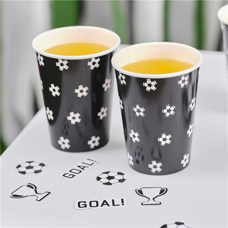 Football Paper Cups (8pk)