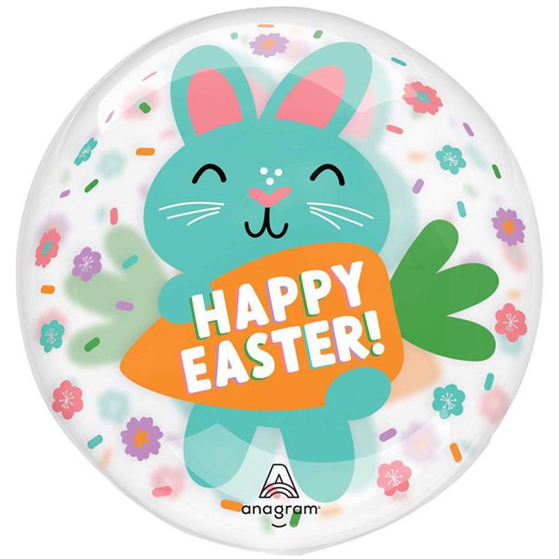 Easter Bunny Clearz Balloon - 18\"