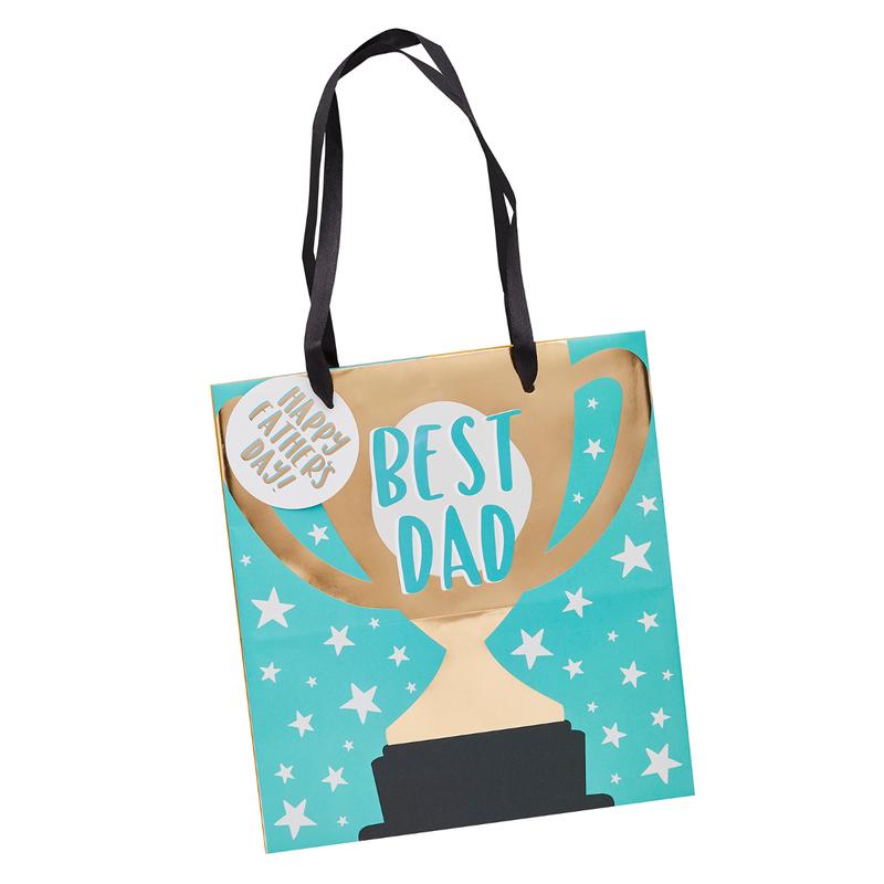 \'Best Dad\' Gift Bag - 20cm x 22cm