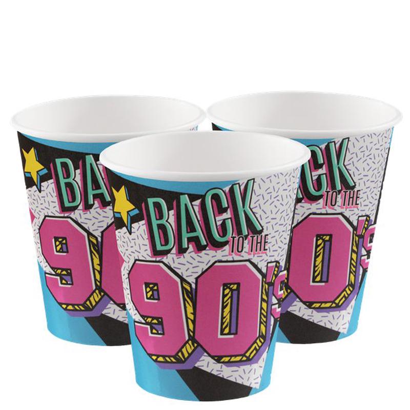 90\'s Paper Cups - 270ml (10pk)