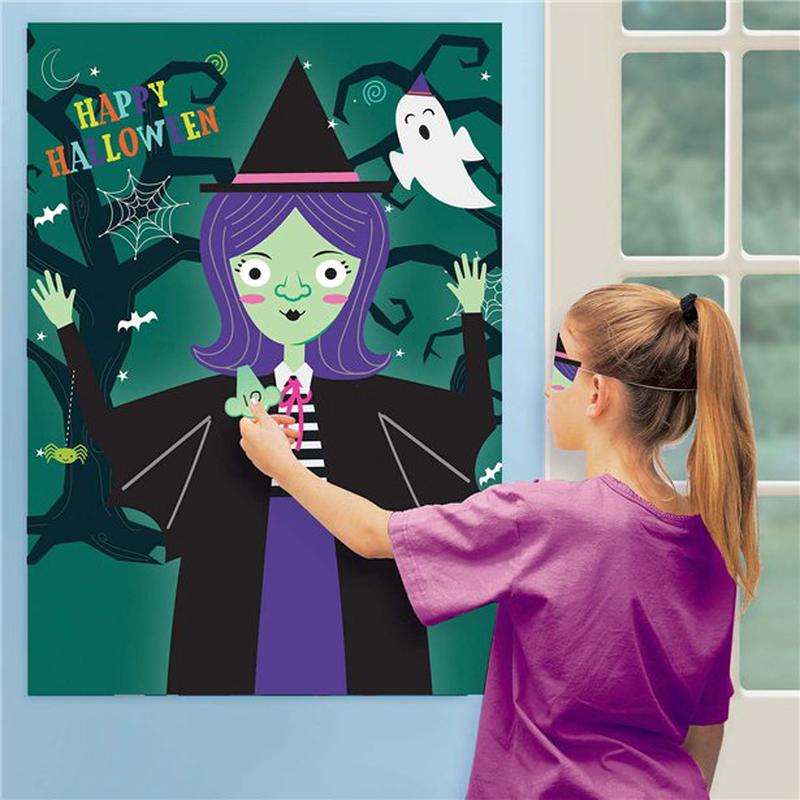 Stick the Nose on the Witch Game