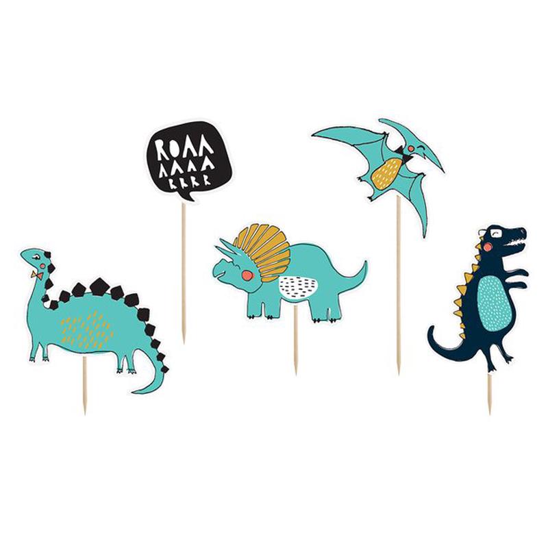 Dinosaur Cake Toppers (5pk)