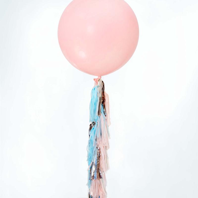 Paper Rose Gold  Tassel Tail - Tassel DIY Garland Kit