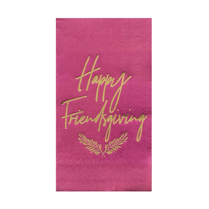 \"Happy Friendsgiving\" Guest Napkins