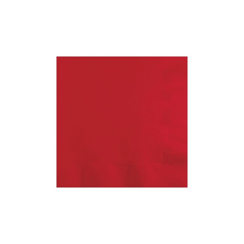 Red Dessert Napkins 20ct