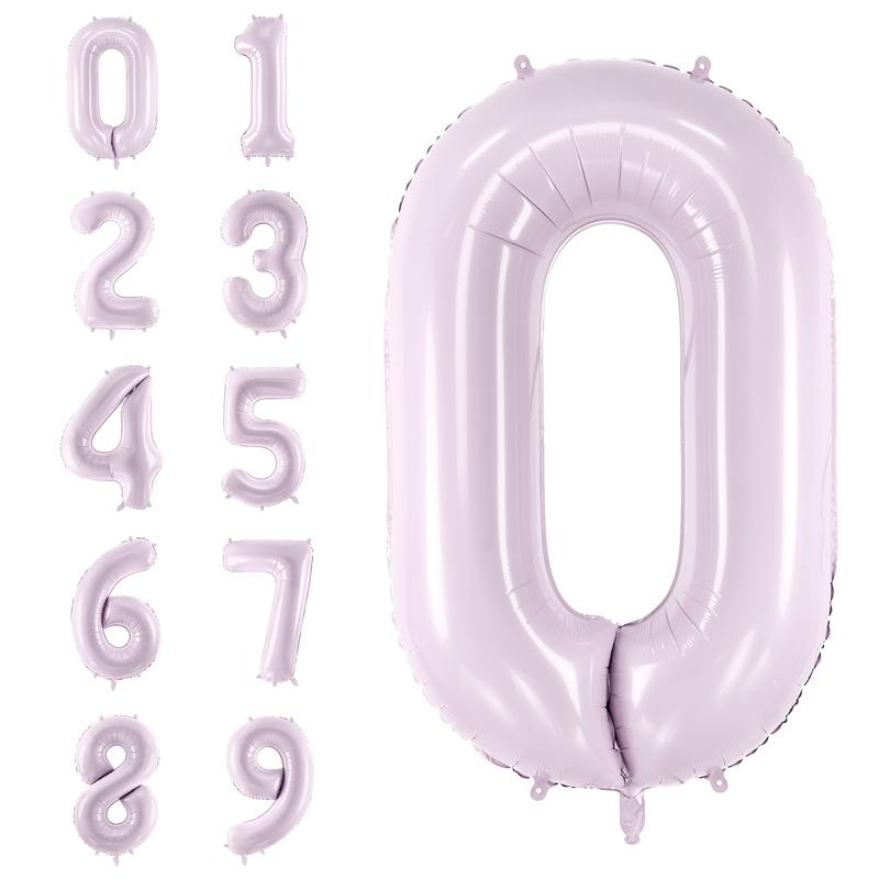 34\" Purple Number Balloon 0-9