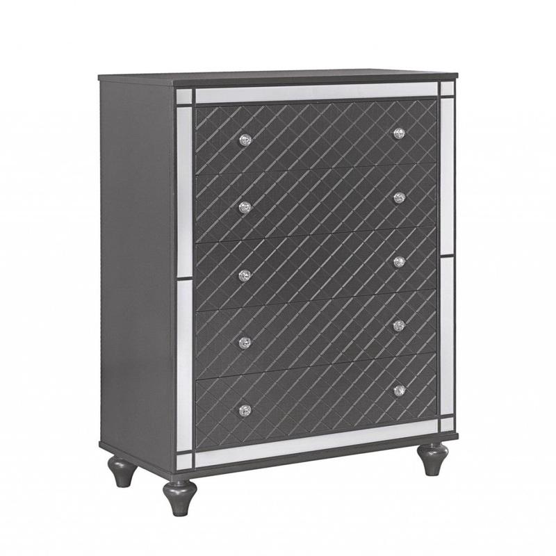 Crown Mark Refino Chest in Gray